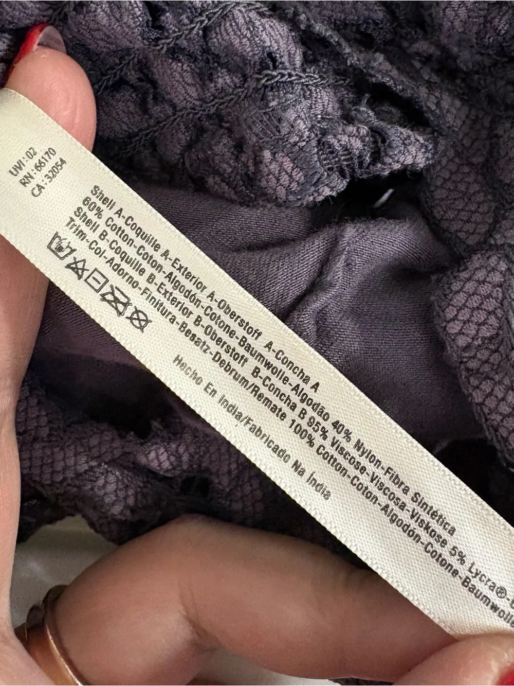 Free People delicate lace